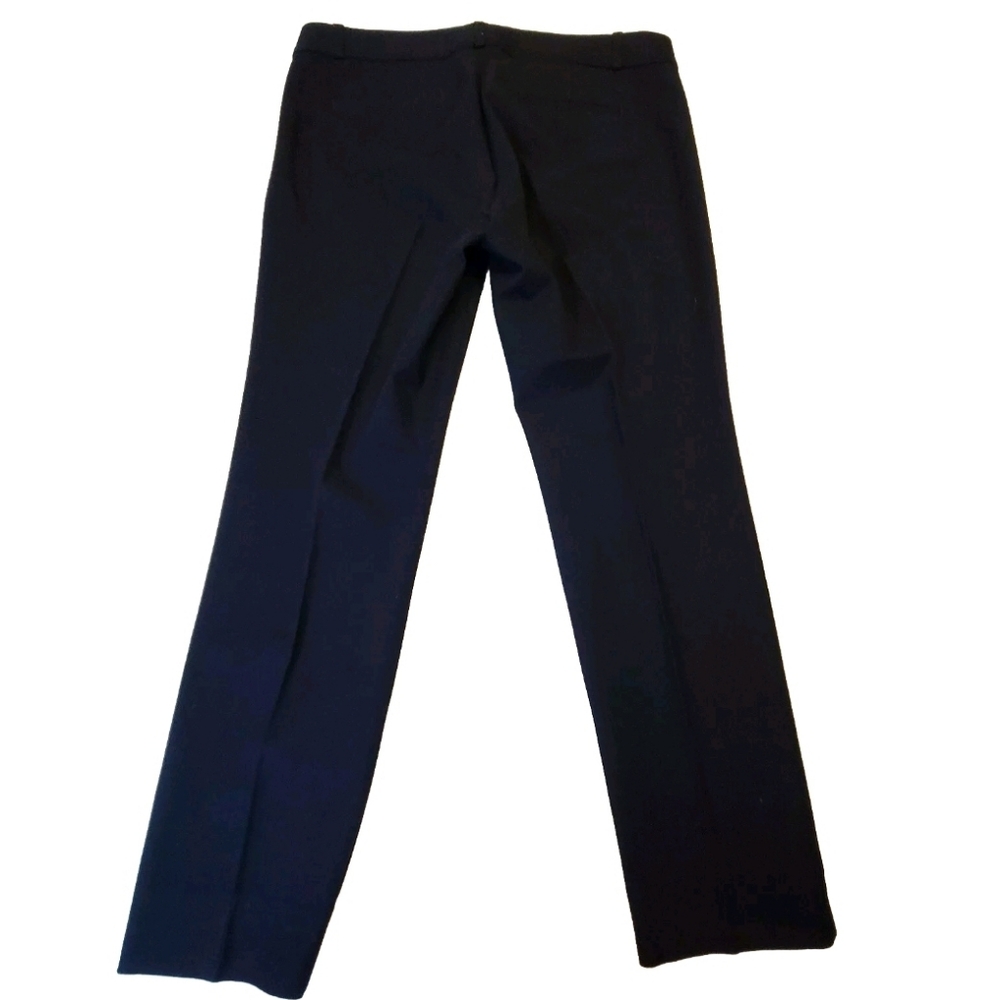 Banana Republic Sloan Slim Fit Black Dress Pants Women 8S Stretch Ankle Trousers